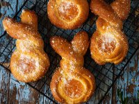 BEZGLUTENOWA Drożdżówka z Morelą ZAJĄCZEK 90 g